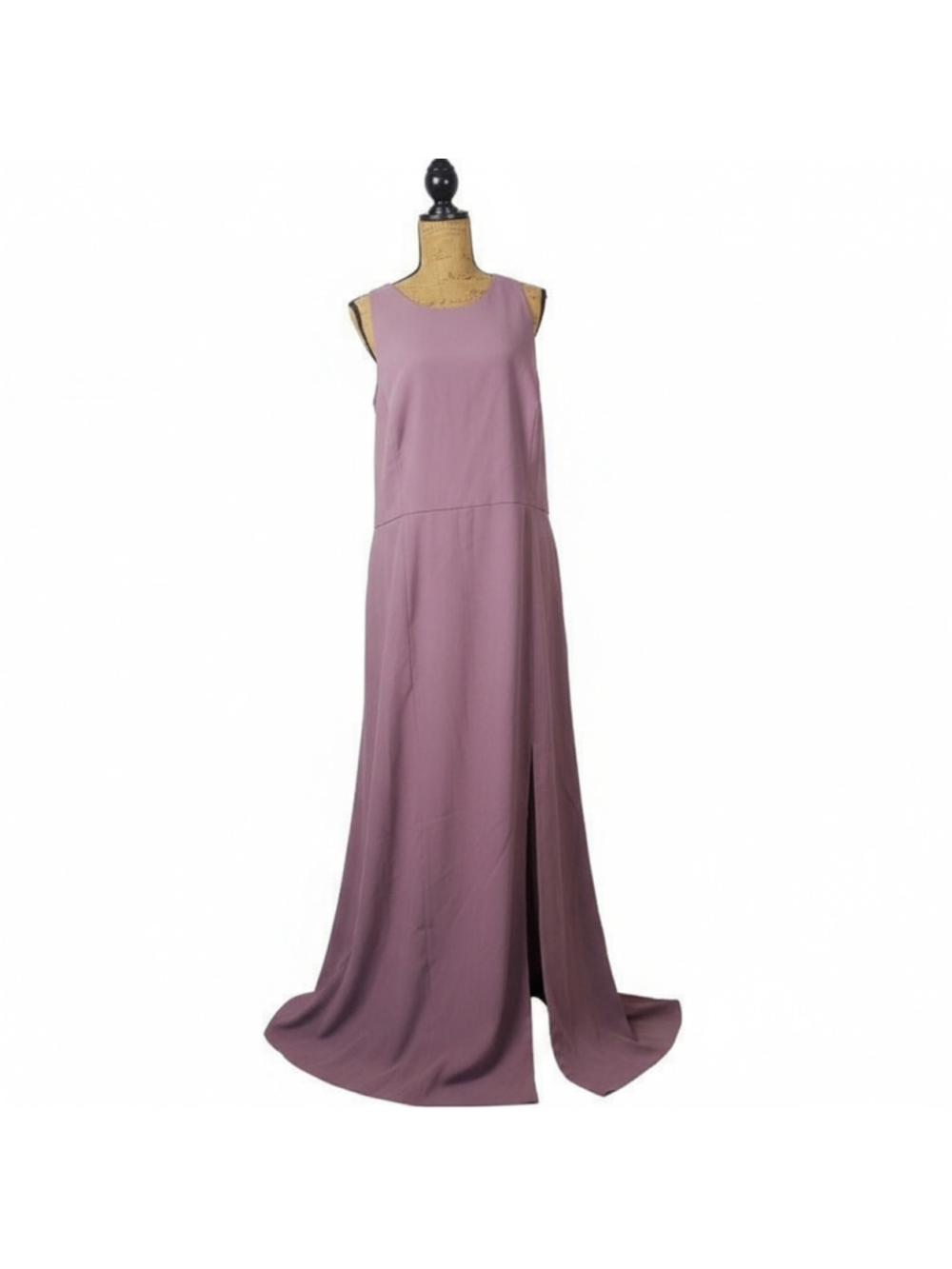Dessy Collection Truffle Sleeveless Bridesmaid Maxi Dress Size 24 NEW